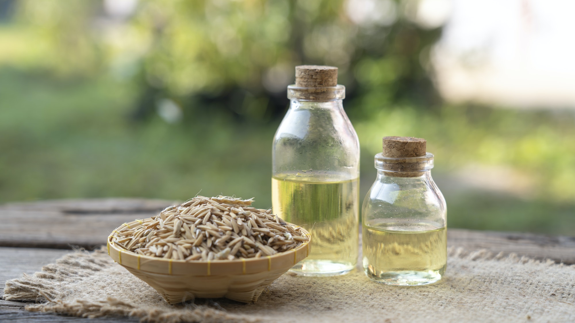 Rice bran oil is extracted from rice bran. Rich in good fats, .